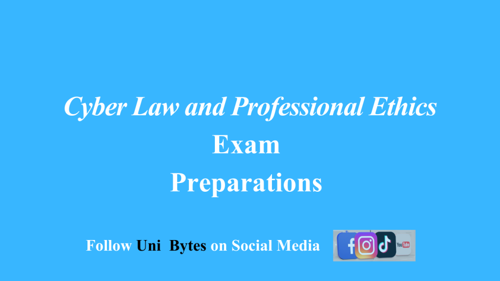 Cyber law & Professional Ethics MCQs (1)